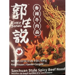 CHEF SHUO SZECHUAN STYLE SPICY RAMEN 630.00 GRAM