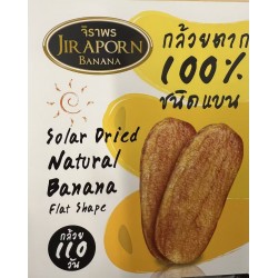 JIR APORN BANBAN SOLAR DRIED NATURAL BANANA  110.00 GRAM