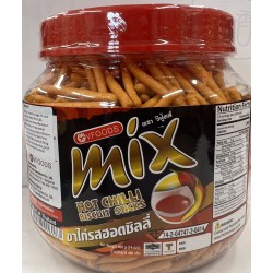 VFOODS MIX STICK IN JAR HOT CHILLI BISCUIT STICKS 400.00 GRAM