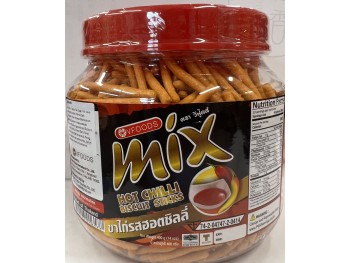 VFOODS MIX STICK IN JAR HOT CHILLI BISCUIT STICKS 400.00 GRAM