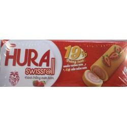 BIBICA HURA SWISSROLL STAWBERRY FLA 20.00 PACKET