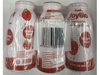 JOYBIO YOGURTY DRINK STARWBERRY FLA  6.00 BOTTLE