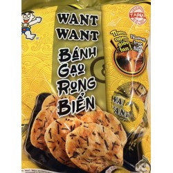 WANT WANT SEAWEED RICE CRACKERS  118.00 GRAM