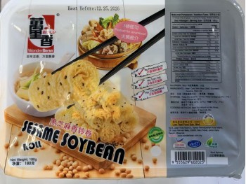 WONDER BEAN SESAME SOYBEAN ROLL  180.00 GRAM