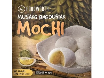 FOODWORTH MUSANG KING DURIAN MOCHI  120.00 GRAM