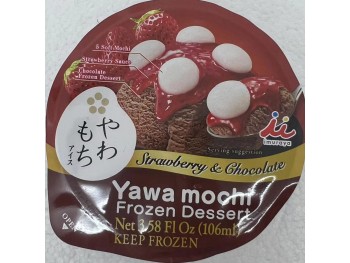 ICE CREAM YAWAMOCHI STRAWBERRY&CHOCOLATE  3.58 OUNCE