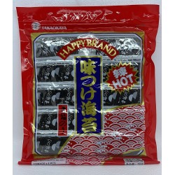 HAPPY BRAND - SEASONED SEAWEED （HOT） 100.00 PACKET