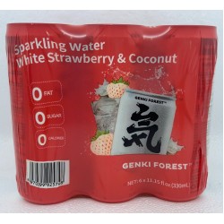 GENKI FOREST WHITE STRAWBERRY COCONUT 6.00 CAN