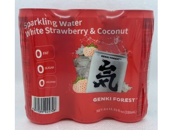 GENKI FOREST WHITE STRAWBERRY COCONUT 6.00 CAN