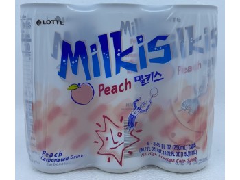 LOTTE MILKIS PEACH 6.00 CAN